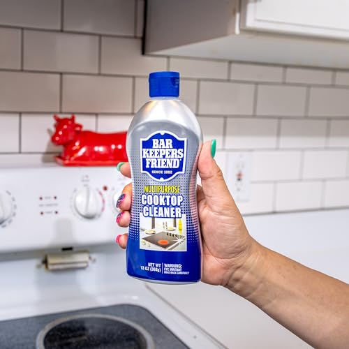 Bar Keepers Friend Cooktop Cleaner (2 X13 Oz) + Scraper - Multipurpose Liquid Stovetop Cleanser, Safe For Use On Glass & Ceramic Cooking Surfaces thumb #6