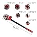 TEXALAN(R) Ratchet Pipe Threader Kit Ratcheting Pipe Threading Tool Set w/ 6 Dies 1/4