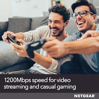 NETGEAR WiFi Range Extender (EX6120) - Add up to 1,500 sq. ft., 25 Devices - AC1200 Dual Band Wireless Signal Extender (Up to 1.2 Gbps Speed), Compact Wall Plug Design – Free Expert Help