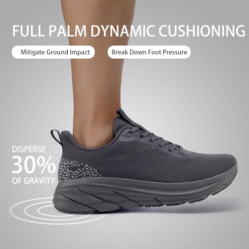 Image of Grand Attack Men's Road Running Walking Shoes | Max Cushioned Comfort | Durable Non-Slip | Breathable Athletic Tennis Cross-Training Sneakers