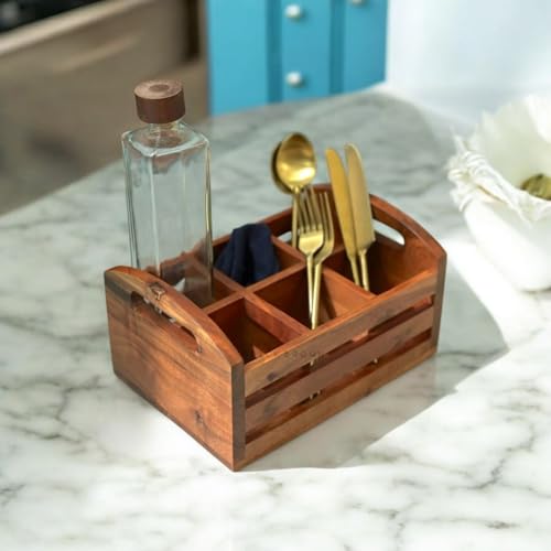 Image of MISAN Multipurpose Cutlery Holder /Caddy - Stylish & Durable Organizer for Kitchen, Dining Table & Office Use