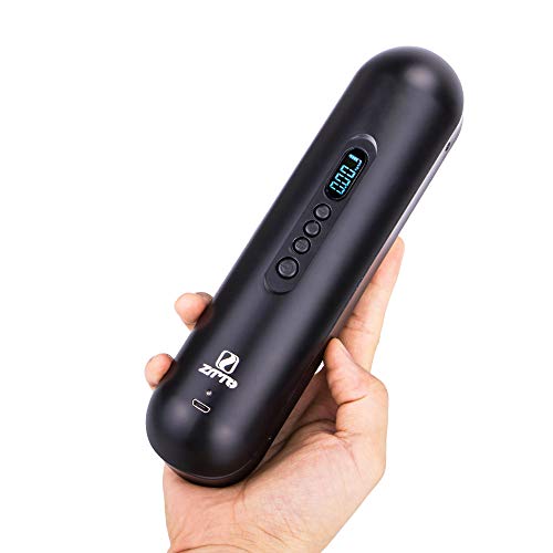 Compressor de ar sem fio Mekek 2000 mAH, bomba de ar portátil para bicicleta com medidor digital de