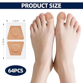AOOWU Cerotti per la Riparazione Delle Unghie, 64 Pezzi Toppe Fungine per Unghie, Funghi Unghie Piedi, Trattamento Antifungino per Unghie, per Riparare Unghie Spaccate, Rafforzare le Unghie
