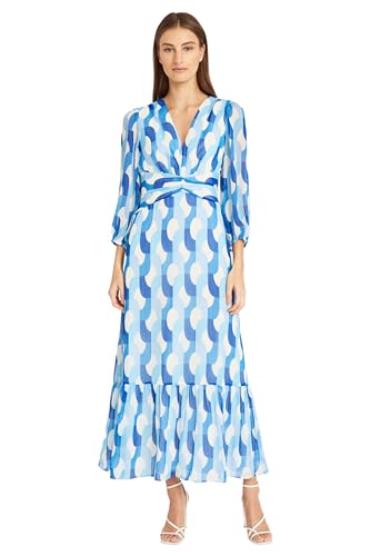 Image of Donna Morgan Women's V-Neck Empire Waistband Maxi