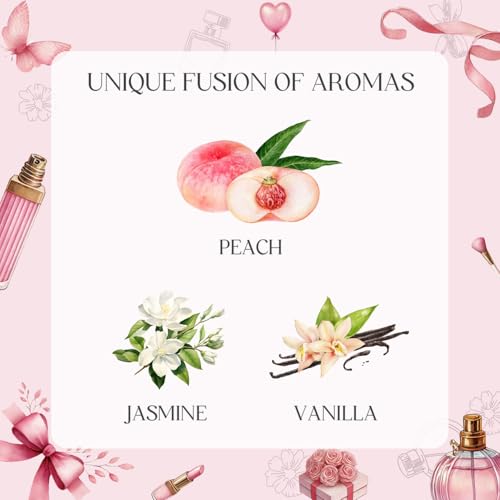 Image of CHILLFLAME Pink Candles, Scented Candle Gift Set for Stress Relief, 6 Votive Candles for Women and Men, Birthday Candle Gifts for Women, Candles Gifts for Women (Pink, 14 oz)