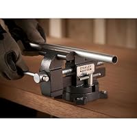 STANLEY Multiachsen Schraubstock für Werkstatt- leichte Ausführung – Gusseiserner Tischschraubstock mit 85mm Ausladung, 100mm Spannweite & 1110kg Spannkraft - 1-83-065 – Ansicht 5