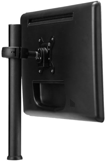 Atdec 16.5IN Pole Desk Mount with ONE Display Head - Loads UP to 26.5LB - VESA 7