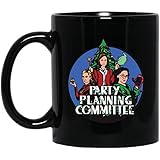 Party planning committee Travel Ceramic Mug 11OZ Black Cup