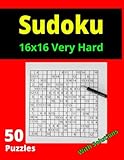 Sudoku 16x16 very hard: 16x16 Sudoku for expert with number and very challenged