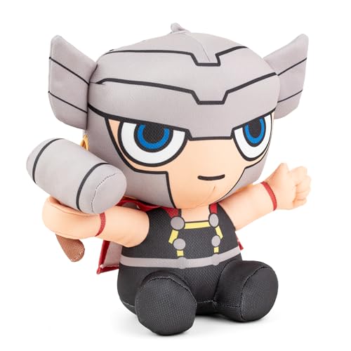 Image of Mirada Marvel Thor Soft Plush Toy - 23cm | Official Licensed Superhero Stuffed for Kids, Boys & Girls | Super Soft Cuddly Character Toy for Fans | Great for Birthday Gifts /Christmas /Diwali