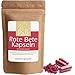 Produktbild JKR Spices® 360 Stk. Rote Bete Kapseln - vegane Kapseln gefüllt mit 720mg hochwertigem rote Beete Pulver - hochdosiert - beetroot capsules - pflanzliche Kapsel - 100% natürlich und ohne Zusätze