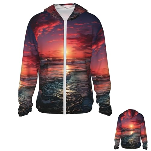 Chaqueta para hombre con protección solar UPF 50+ y capucha miniatura 1
