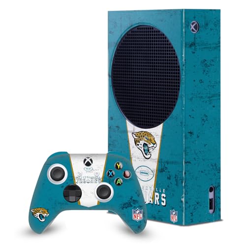 Skin Xbox Series S NFL Jacksonville Jaguars autocollant console et manette Head Case Designs