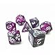 Epic Forge Set mit 7 Würfeln in Box – Fusion Violett und Silber