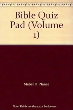 Pamphlet Bible Quiz Pad (Volume 1) Book