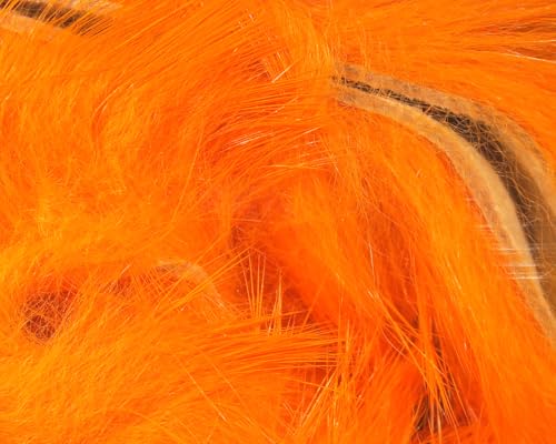 Hareline Fly Tying Magnum Rabbit Strips - Wide Rabbit Fur Strip Material for Streamers, Pike, Musky & Saltwater Flies