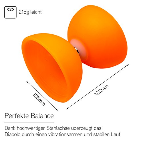 Diabolo Freizeitsport-Set mit Comet und Henrys Ersatzschnur