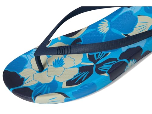 Image of FitFlop Surfa Stripe-Webbing Toe-Post Sandals | Casual Sandals