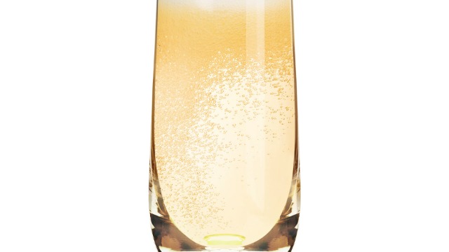 ELIXIR GLASSWARE Stemless Crystal Flutes - 8 oz - Set of 6, Hand Blown - Premium Crystal Champagne & Prosecco Wine Flutes, Mimosa Glasses