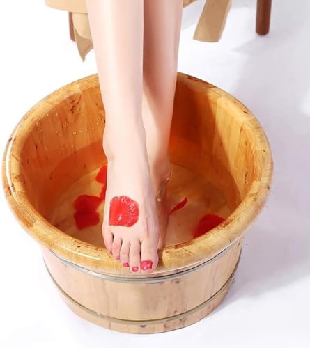 Cubeta de Madera para Spa de Pies, Barril de Cedro Natural miniatura 3