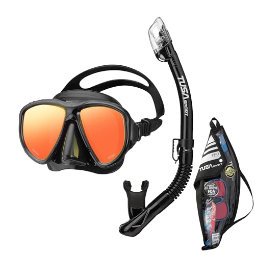 TUSA Sport Adult Powerview Mask and Dry Snorkel Combo miniatura 1