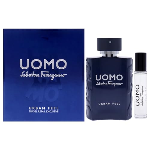 Opiniones de Salvatore Ferragamo Uomo de esta semana. 41 Salvatore Ferragamo Uomo Urban Feel For Men 2 Pc Gift Set 3.4oz EDT Spray, 0.33oz EDT Spray