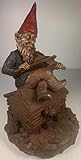 Tom Clark Gnome Fiddler Figurine, Vintage Collectible Garden Sculpture, Hand-Crafted Design