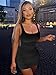 BORIFLORS Women's Casual Basic Tank Top Sexy Sleeveless Bodycon Mini Club Dress,Medium,Black