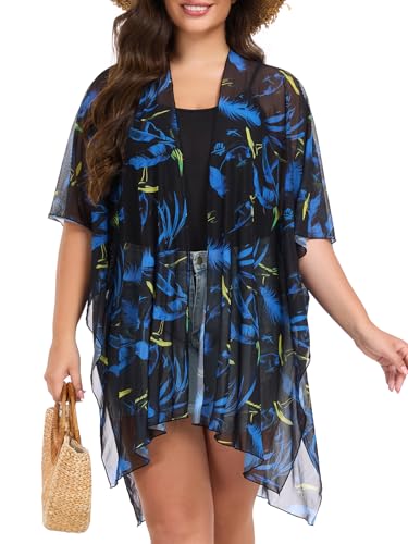 Kimono de plage ample RELLECIGA parfait pour le bord de piscine