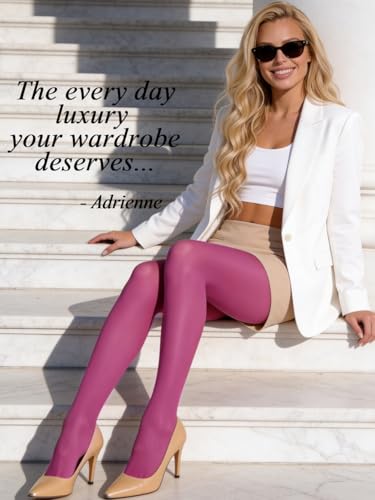 Image of Charm and Attitude Semi Opaque Tights for Women | Colored Pantyhose Stockings Nylons 40D