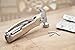 Kikkerland 10 in 1 Pocket Compact EDC Gear Equipment Stainless Steel Multi-Tool, White, Wood Handle, for Outdoors, Camping Tool Accessories Survival
