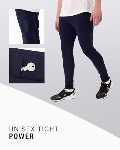 JAKO Unisex Tights Power, Marine, M – Ansicht 4