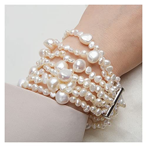Bracelet multicouche perle d'eau douce bohème chic pour sublimer vos tenues d'été - 4