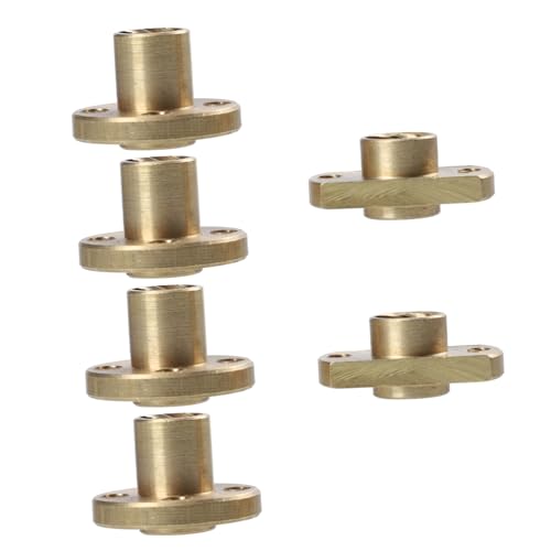 6pcs Brass Trapezoidal Screw Nuts for 3d Printer Parts
