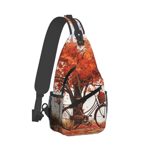 Bolso tipo Sling unisex negro para viaje y senderismo miniatura 7