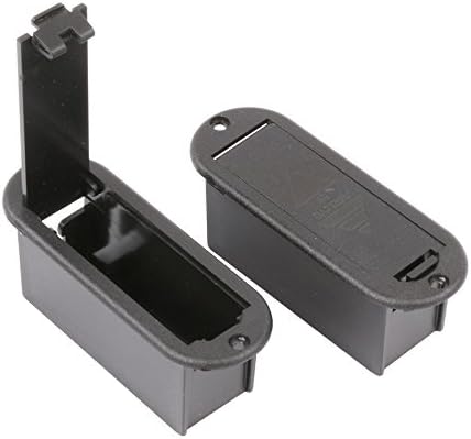 9V Battery Box Case Holder for Active Guitar Bass Pickup (Pack of 2)