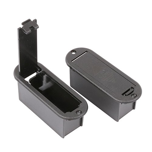 9V Battery Box Case Holder For Active Guitar Bass Pickup (Pack Of 2) #TOP4