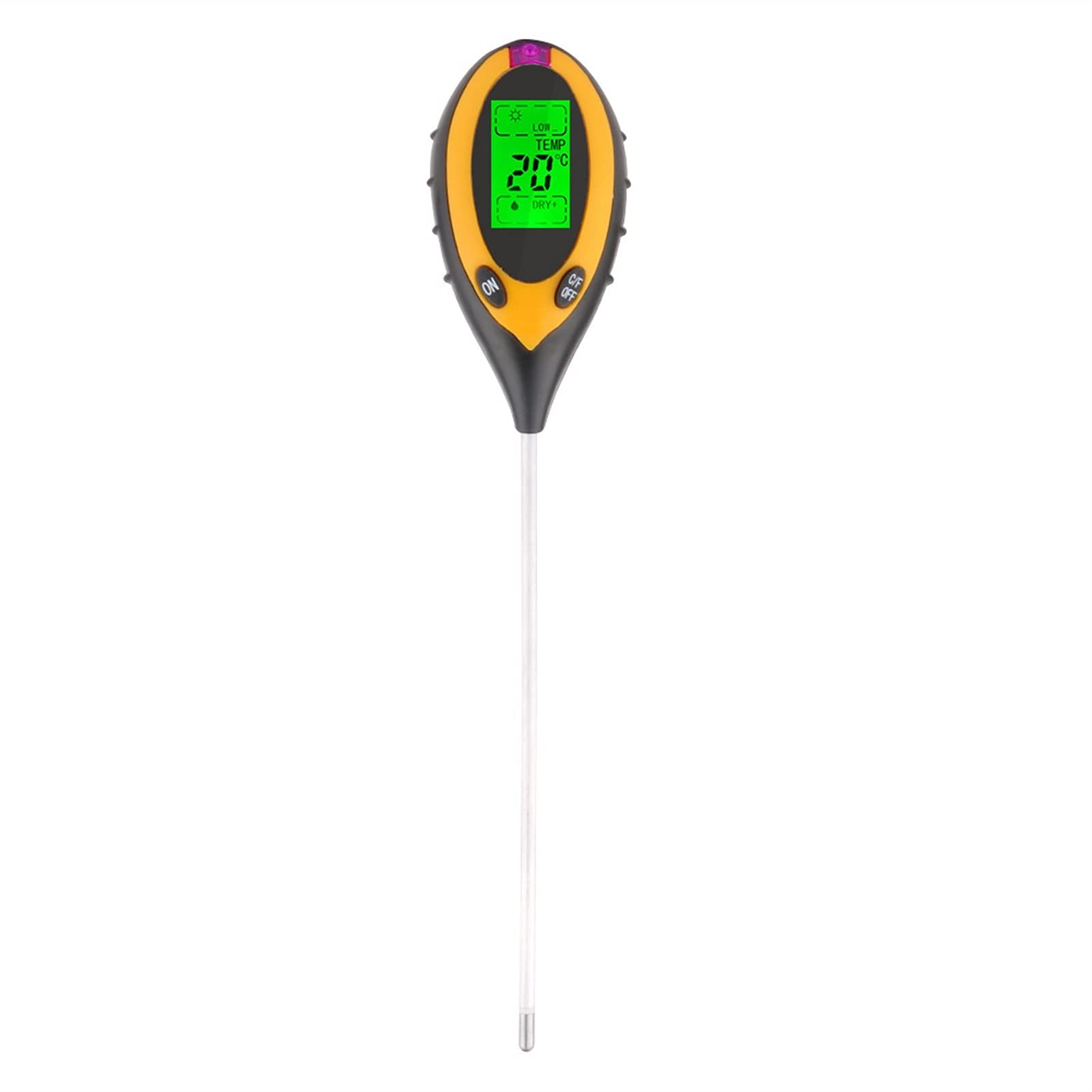 LNHHG Soil Tester Electronic Soil Tester Soil PH Tester Light Meter Thermometer