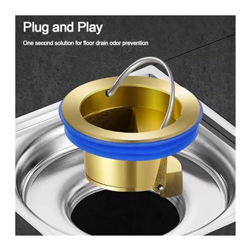 Noyau de vidange anti-odeur pour stopper les reflux de douche - 5