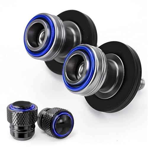 に適合するZX-6R に適合するZx6r に適合するZX 6R に適合するZX10R に適合するZX-10R 10R CNC オートバイアクセサリー M8 スイングアームスプール スライダースタンド タイヤバルブキャップ