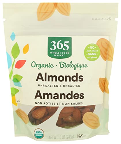 Organic Almonds from 365 by Whole Foods Market, 10 Oz