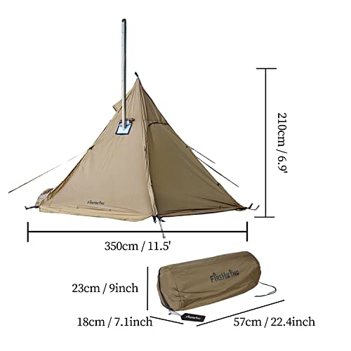Carpa FIREHIKING para camping con estufa de titanio 2-4 personas miniatura 2