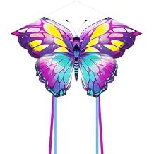 Beginner-Friendly Butterfly Kite, Clear Beautiful Pattern, Durable Fabric, Easy Takeoff & Assembly, Portable for Storage, Suitable for Adults and Kids