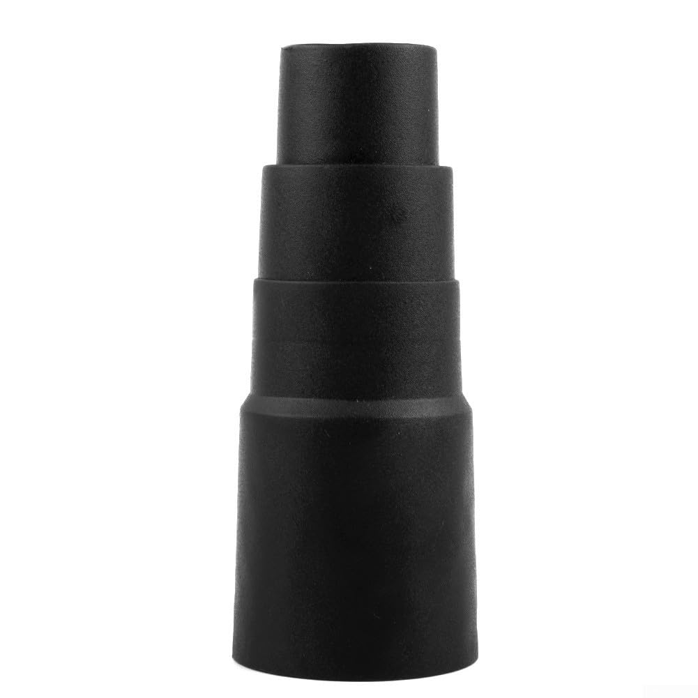 Adapter Reducer, 1 Pack, 26mm 32mm 35mm 38mm Hose Connector, Power Tool Port Extractor for Vacuum Cleaner, Dense Rubber Cuttable Design for Workshop Dust Collection(1PC)
