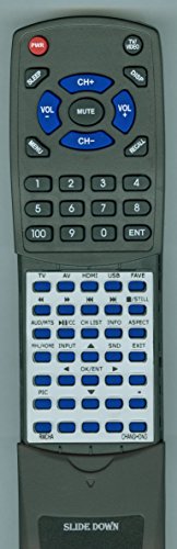 Replacement Remote for Changhong LED32YC1600UA, LED50YC2000UA, LED49YD1100UA, LED32YC1700UA, LED42YC2000UA, LED40YC1700UA, LED40YD1100UA