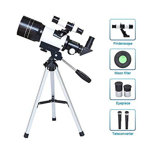 Binoculares Telescopio Astronómico 150X 70mm con Trípode miniatura 6