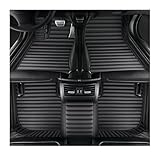 Fußmatten Für Buick Für Envista 2022 2023 2024 2025 2026 Auto Fußmatten Leder Allwetter Wasserdichtes Komplettes Set(Striped Black)