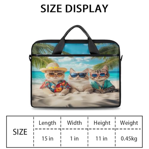 Cute Cats Bolsa para Laptop 15 Pulgadas miniatura 2