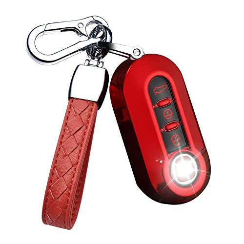 Coque de clé pour Fiat 500 idéale pour retrouver vos clés rapidement dans le sac