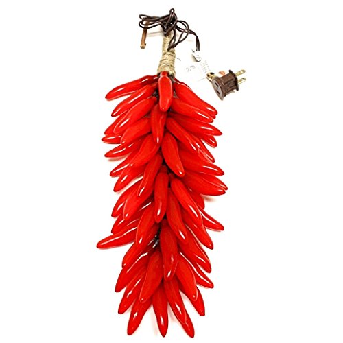 Sival 75001 - 50 Light Brown Wire Red Chili Pepper